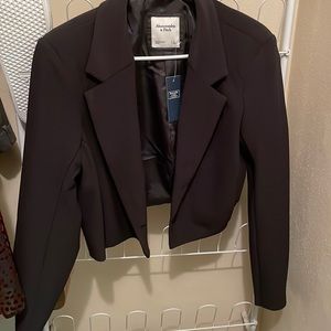 Abercrombie Black Cropped Blazer